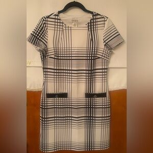 Black and white dress